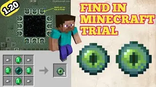 Minecraft Trial Me Ender Of Eye Kaise Dhundhe || How To Find Ender Of Eye In Minecraft Trial 1.20