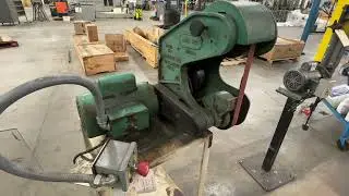 Burr King 562 Pedestal Belt Grinder