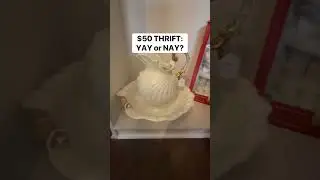Would you buy this for $50?? #estatesalefinds #vintagehomestyle #estatesaleshopping #ThriftWithMe