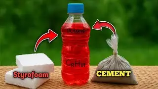 Mix Cement, Foam, Sand & Octane &mdash; What Happens Next Will Blow Your Mind More Than a Nobel Prize! 😱 