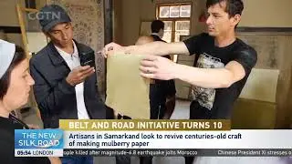 Artisans in Samarkand look to revive centuries-old craft of making mulberry paper
