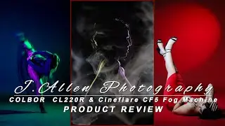 COLBOR Fog Machine & COLBOR CL220R RGB LED REVIEW!!!