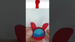 Among Us Monster Red Sprunki Emoji I made from plasticine #sprunki #art #incredibox #clay #puzzle