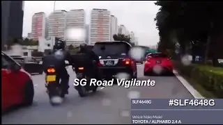 1sep2025 tpe #SLF4648G toyota alphard changing lane without due care