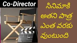 What is Co-Director Work in Tollywood Film Industry || Co-Director works In Telugu || A R P FILM