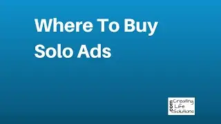 Where To Buy Solo Ads