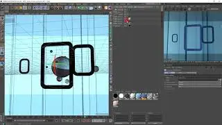 84. Видеоурок по Cinema 4D: Параллакс эффект экрана (Сцена в сцене)