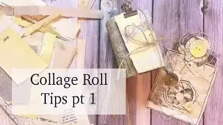 COLLAGE ROLL diy TIPS for BEGINNERS pt 1 | JJ#186