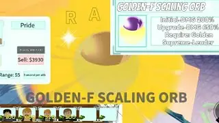 [Guide] All Star Tower Defense how to beat extreme trial 1 And get the Golden-F Scaling Orb!
