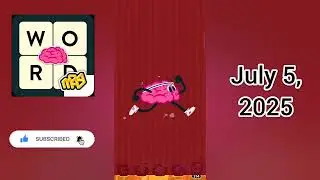 WordBrain Brainy&rsquo;s Clue Hunt Event July 5, 2025 - All Parts | Full Gameplay & Solutions
