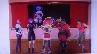 Belle Fontiere in Art Smart (featuring Lucinia Porter, Saiko Bichitaru, TF2 Soldier & Scout)