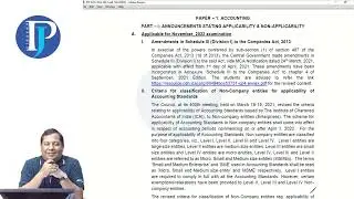 Revision Test Paper Nov 2022 Including Amendments of GR-1