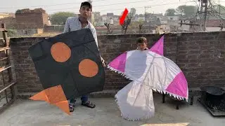 Birds Kite Vs 5 Feet Kite Challenge 😱