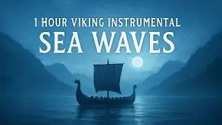 1 Hour Viking Instrumental &mdash; Sea Waves (No Melody) | Healing Mind, Study, Meditation, Astro, Sleep