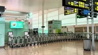 &ldquo;Beautiful Barcelona Airport Walkthrough&rdquo;