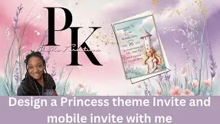 Create a Fairytale Princess Birthday Invitation | Canva Tutorial & Download