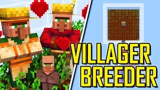 Minecraft - Einfacher & Unendlicher Villager Breeder - Tutorial 1.21