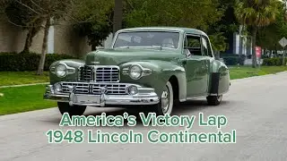 Американский ультра-роскошный автомобиль послевоенного периода: Lincoln Continental Club Coupe 19...