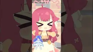 I danced with Nerissa Ravencroft?! &ldquo;OYOME♡HOLIC&rdquo; Chibi Dance 🎀 #お嫁HOLIC #hololiveEnglish #shorts