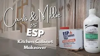 Painting Kitchen Cabinets & Testing Primers | Carts & Millie VS ESP | Flipping Furniture