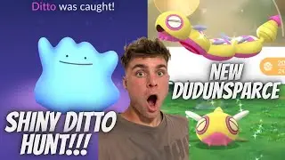 ✨ Shiny Ditto Hunt and NEW Dudunsparce in CANADA In Pokemon Go LIVE!✨