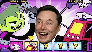Elon Musky Needs To Be Stopped - Teen Titans Go: Jump Jousts [Cartoon Network Games]