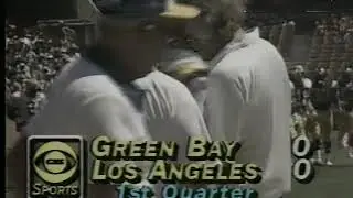 Green Bay Packers vs L.A. Rams 1981 1st Half Week 3
