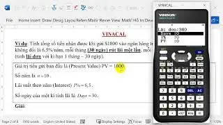 PHẦN 4: VINACAL 680EX PLUS III GIẢI CÁC BÀI TOÁN TÀI CHÍNH