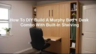 Как сделать своими руками кровать Мерфи и стол со встроенной мебелью &mdash; #murphybed #diyprojects #t...