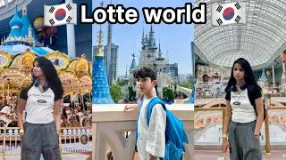 عيشوا معنا يوم كامل في ديزني كوريا🇰🇷 ركبت ماما العاب خطره🥹