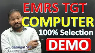 EMRS TGT Computer Science 2026 🔥 | Complete Selection Series DEMO | 100% Strategy + Syllabus Plan