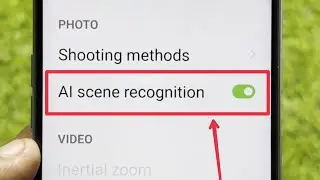 AI Scene recognition in Camera || Realme