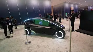 За кулисами выставочного зала NVIDIA на CES 2026 &mdash; беспилотные автомобили и технологии на базе Thor.