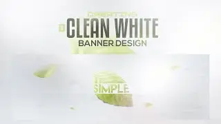 Photoshop Tutorial: Creating a Clean White Banner Design