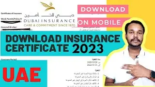 Download insurance certificate copy in uae | How to download insurance certificate online in dubai