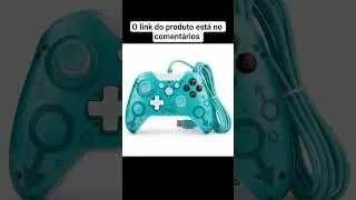 Controle com fio compat&iacute;vel com PC e console 🎮 #games #controle #pcgamer #jogos
