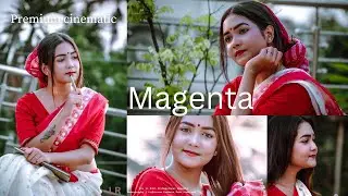 How to Edit Professional Magenta Photography  Lightroom Presets Free Download#cinematic