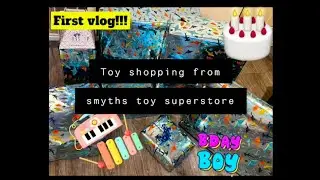 Omar&rsquo;s first vlog!!! TOY SHOPPING at Smyths Toys. - First birthday gifts - with Omar and Hana