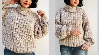 Suéter/ jersey a dos agujas para mujer ¡Paso a paso!