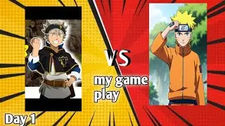 Asta vs Naruto: My CS Rank Gameplay! ⚡ Free Fire Day 1 #noobbikgameing