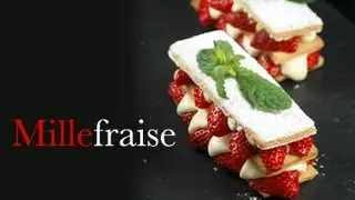 Tarte aux fraises + millefeuille = Millefraise ! Avec Hervé Cuisine