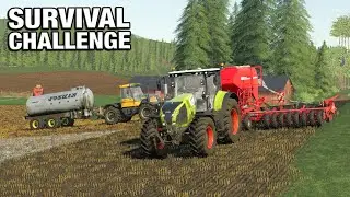 SPREADING AND DRILLING - Survival Challenge No Mans Land FS19 Ep 70