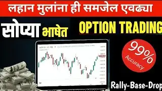 हा Rally&ndash;Base&ndash;Drop Pattern समजला तर Option Trading सोपी होते | भाग 4 #optionstrading 