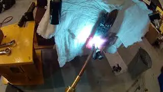 Class 91 Loco transformer Oxy-Acetylene copper brazing