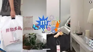 mini vlog , new mirror mirror✨- shopping haul ! | aommntx