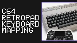 🇬🇧 How to map Commodore 64 keyboard on a Joypad [Retroarch]