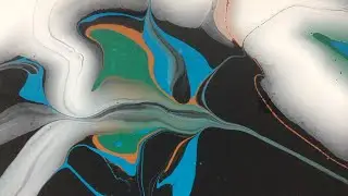 Easy Paint Pour ✌️ What To Do With Left Over Paint From The Pour 🌺
