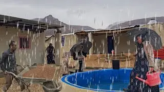 Rain, cold and resilience: nomadic struggle with the challenges of cold and rain🌧☔️