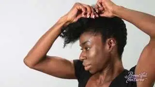 How to Do An Updo on 4C Hair w/ Beautiful Textures Moisture Butter