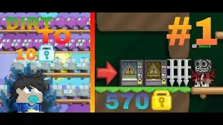 Dirt To 10DL #1| 570Wl in one video 😮| Growtopia 2025